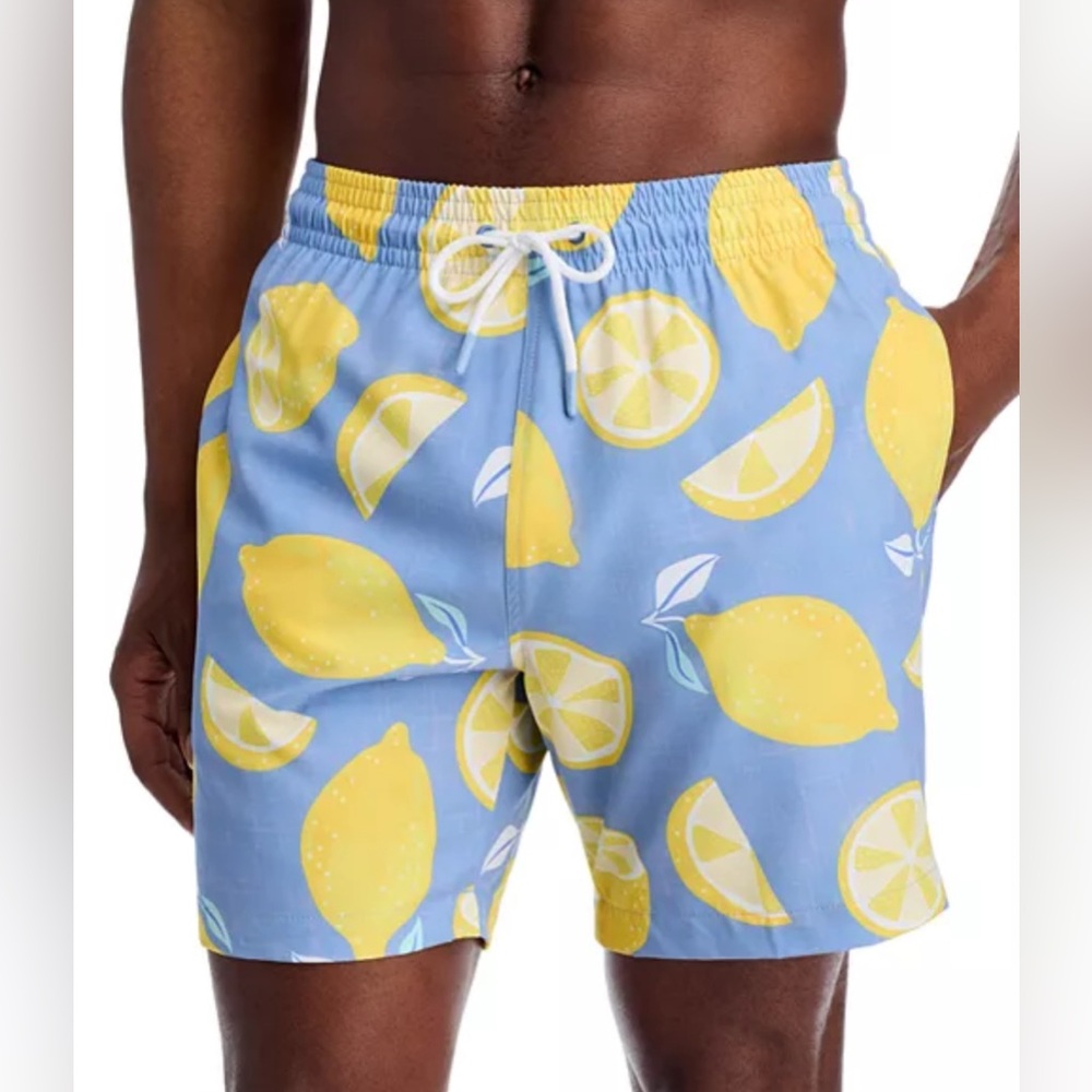 Trunks Surf & Swim Co. Lemon Print Swim Shorts
